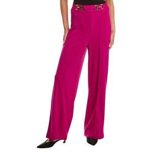 Luxe Always Womens  Horsebit Pant, Purple